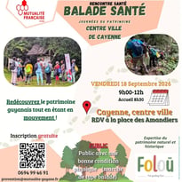 Balade Santé centre ville de Cayenne