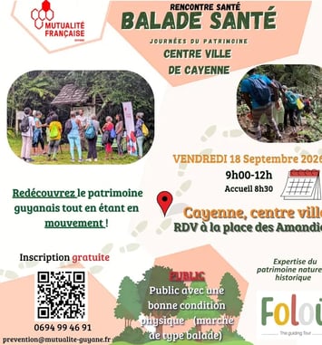 Balade Santé centre ville de Cayenne