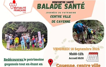 Balade Santé centre ville de Cayenne