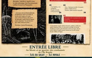 Expositions temporaires sur l'Île Royale à Cayenne du 19 au 20 septembre 2026
