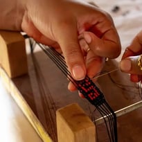 Atelier tissage de bijoux en perles