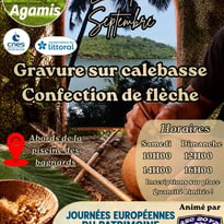 Gravure sur calebasse et confection de flèche traditionnelle