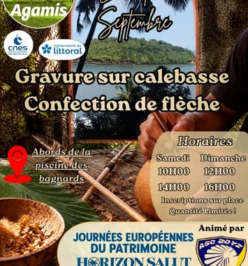 Gravure sur calebasse et confection de flèche traditionnelle