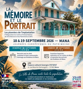 Journées Européennes du Patrimoine 2026 à Mana