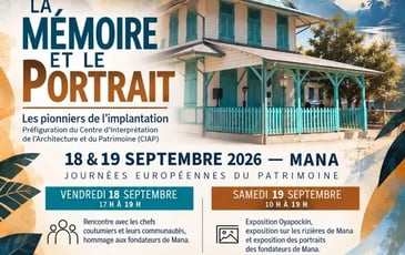 Journées Européennes du Patrimoine 2026 à Mana